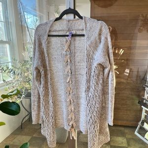 Francesca’s cardigan!